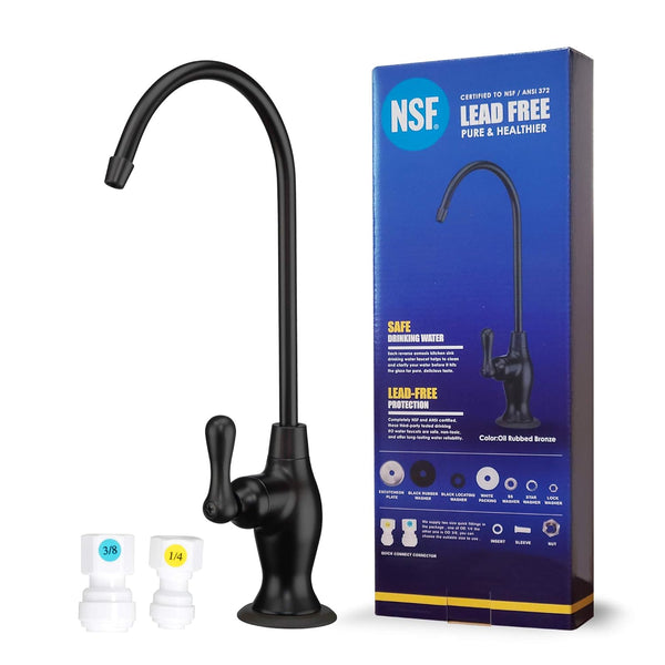 NSF Certification Lead-Free Water Filtration Reverse Osmosis Faucet Advanced RO Tap for Drinking, Kitchen Sink Cooking, Cleaning